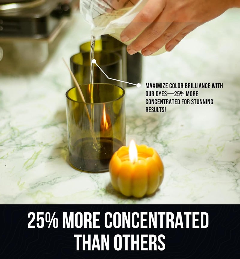 Craft911 Candle Color Dye for Soy Wax - 16 Colors (3g Each) Candle Wax Dye for Candle Making | Natural Cosmetic Grade Candle Dyes for Candle Making | Candle Dye - Image 4